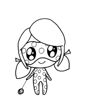 Mini Marinette Coloring Page