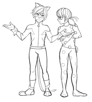 Miraculous Ladybug Coloring Sheet Coloring Page