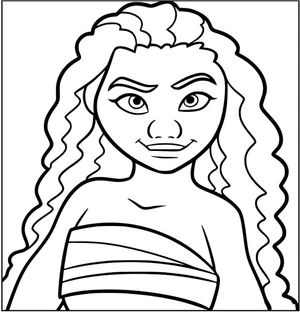 Free Printable Moana Coloring Page Coloring Page