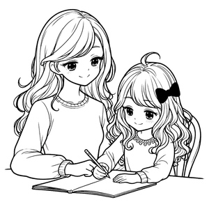 Mom and Daughter