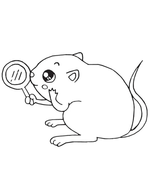 Adorable Cartoon Mouse