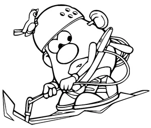 Potato Climber Coloring Page