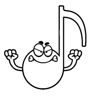 Furious Musical Note