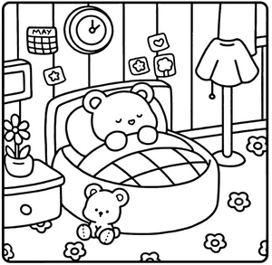Liberate My Fluffy Friends Coloring Page