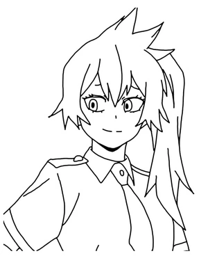 Itsuka Kendo coloring page from My Hero Academia Coloring Page
