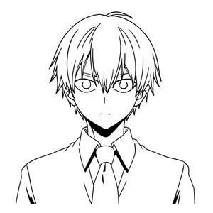 Todoroki Illustration Coloring Page
