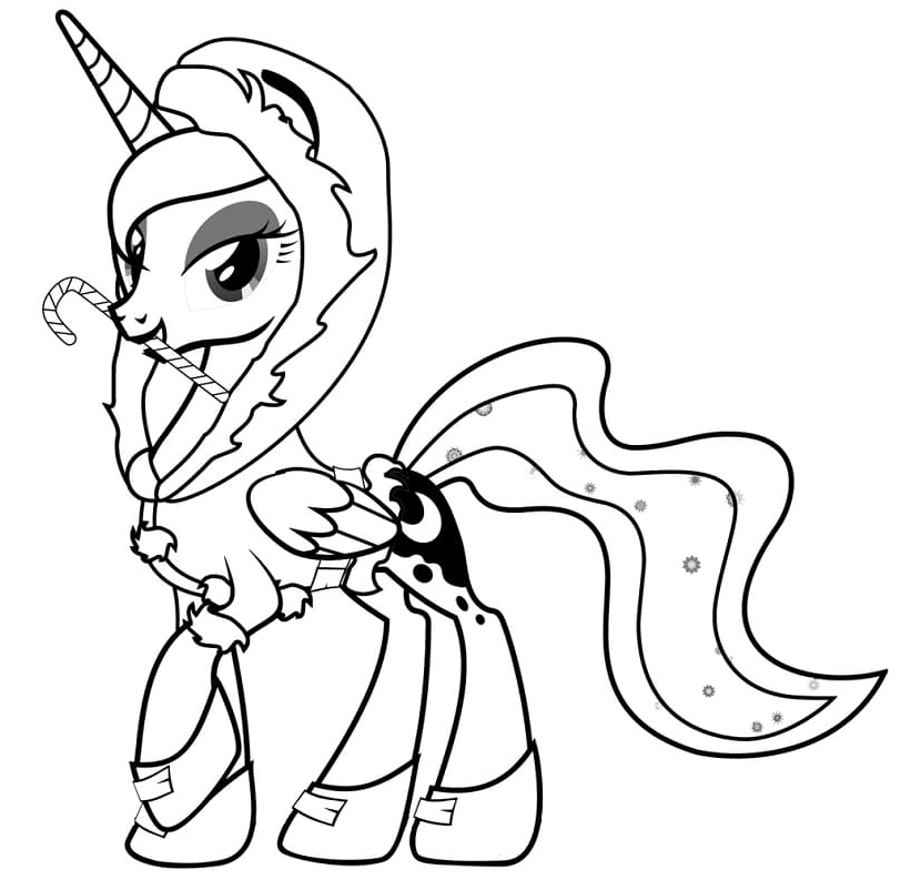 Luna from My Little Pony Coloring Page