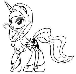 Luna from My Little Pony Coloring Page