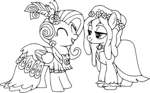 Printable My Little Pony Coloring Page for Kids Coloring Page
