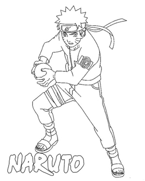 Naruto with Rasengan Power
