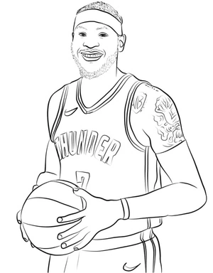 Comelo Antoine Coloring Page