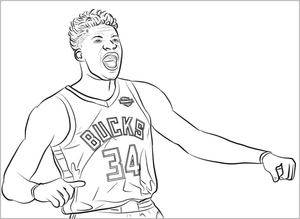 NBA player Giannis Antetokounmpo