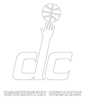 Washington Wizards Logo coloring page Coloring Page