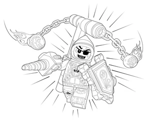 Lego Nexo Knights Coloring Page Coloring Page