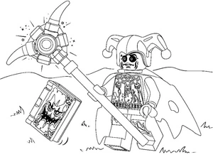 Lego Nexo Knights - Jestro Coloring Page