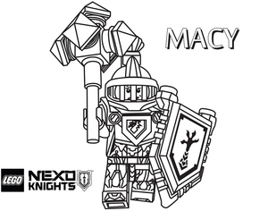 Macy from the Lego Nexo Knights series