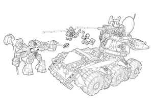 Nexo Knights Coloring Page