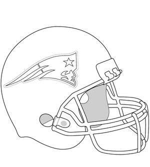 Helmet of the New England Patriots