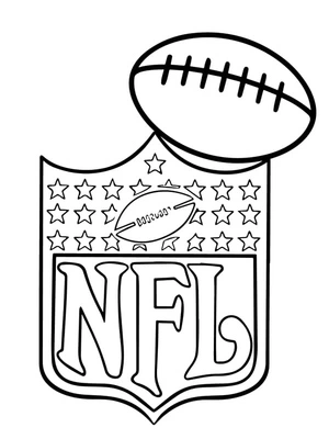 Printable NFL Coloring Page Coloring Page
