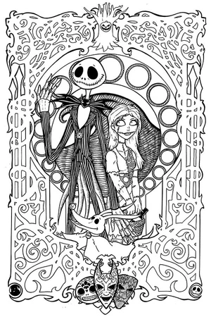 The sequel to The Nightmare Before Christmas. Coloring Page