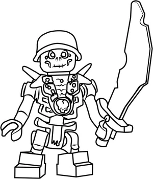 Chopov from Ninjago Coloring Page