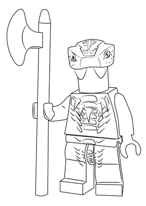 Fang Suei from Lego Ninjago Coloring Page