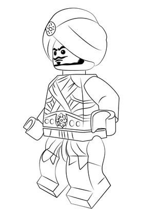 Gravis from Lego Ninjago Coloring Page