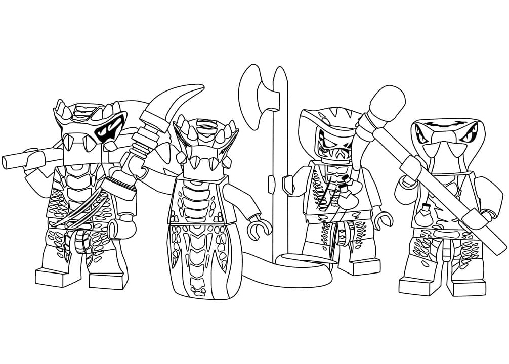 Lego Ninjago - Venomari Coloring Page