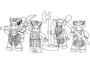 Lego Ninjago - Venomari Coloring Page