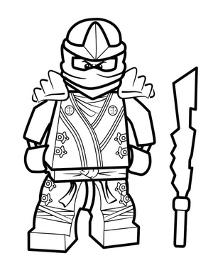 "Ninjago LEGO - Printable Coloring Page" Coloring Page