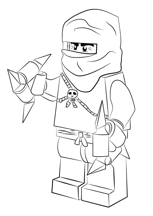 Phantom Ninja from Lego Ninjago Coloring Page