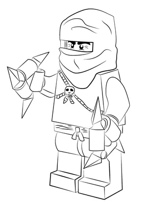 Phantom Ninja from Lego Ninjago Coloring Page