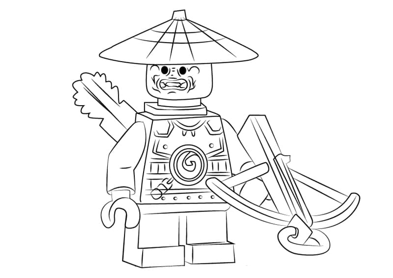 Stone Scout from Lego Ninjago Coloring Page