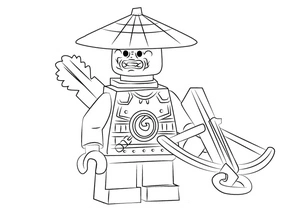 Stone Scout from Lego Ninjago Coloring Page