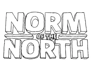Norm of the North Logo Coloring Page