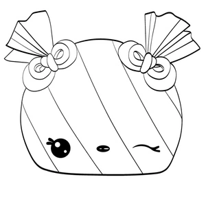 Adorable Num Noms Coloring Page