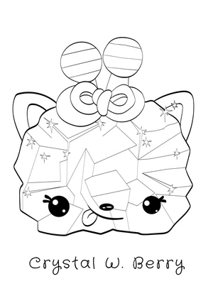 Crystal W. Berry Num Noms Coloring Page