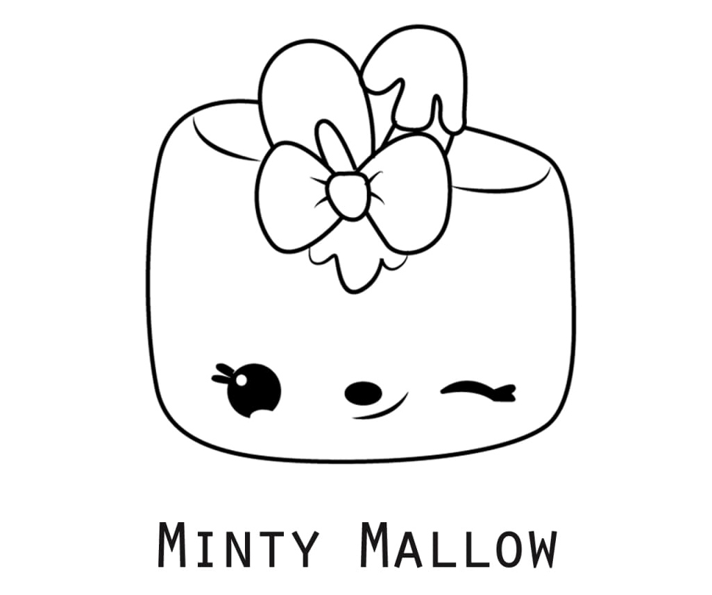 Minty Mallow Num Noms Coloring Page