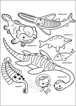 Coloring Pages for Kids: Octonauts Coloring Page