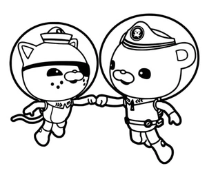 Kwazii and Barnacles Coloring Page