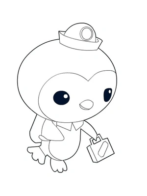 "Octonauts' character Peso" Coloring Page