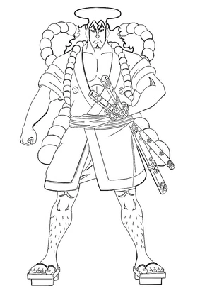 Awesome Kozuki Oden Coloring Page