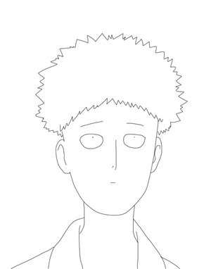 Silly Saitama with a New Hairstyle