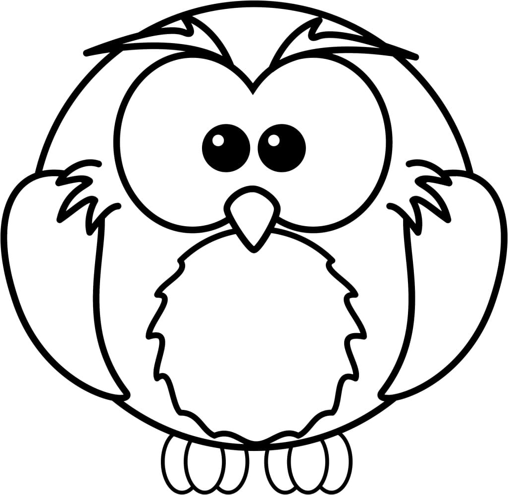 Free Printable Cute Owl Coloring Page Coloring Page