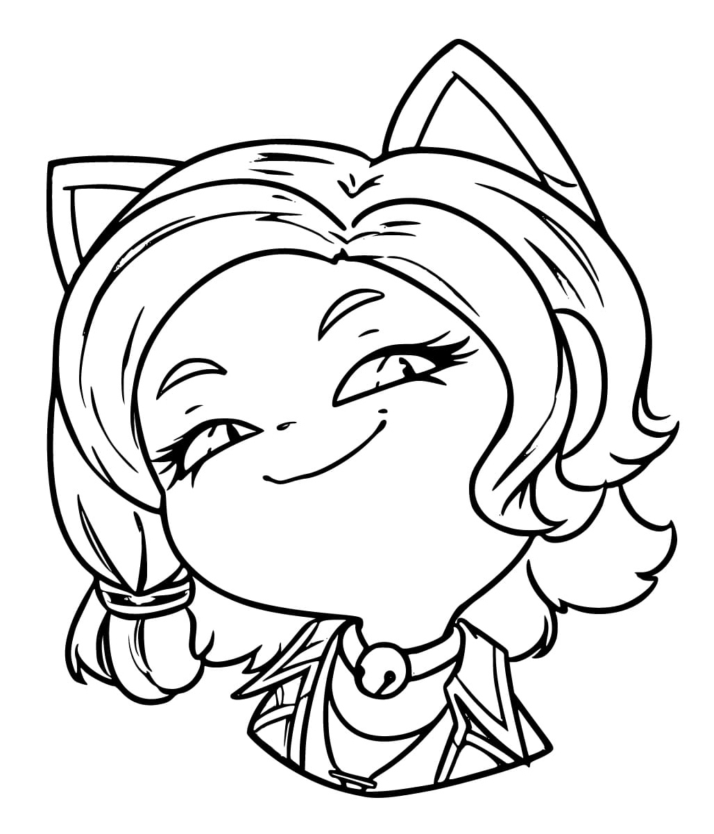 Chibi Paladins Coloring Page