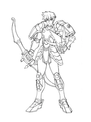 Printable Paladins Coloring Page Coloring Page