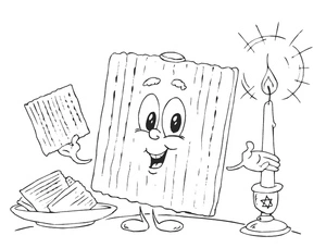 Printable Passover Coloring Page for Kids Coloring Page