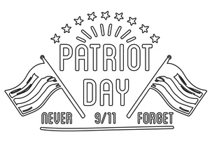 "Flags of Patriotism Coloring Page" Coloring Page