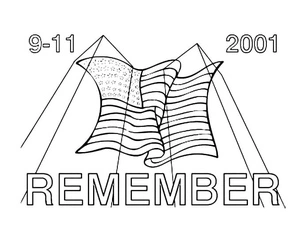 Patriot Day in September Coloring Page