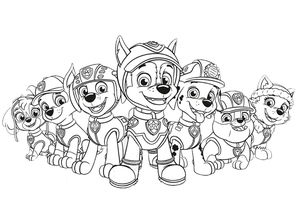 All Characters from Paw Patrol